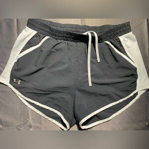 Under Armour Black and Gray Athletic Shorts